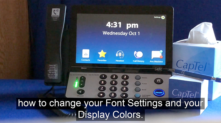 How to Change Font Size & Color 2400i